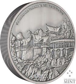 2022 THE LORD OF THE RINGST Rivendell 3oz Silver Coin