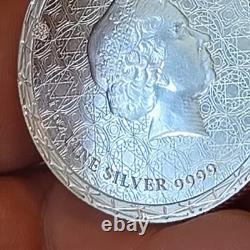 2022 Tokelau 1oz. 99 Silver Equilibrium Coin Queen Elizabeth II Cosmic Balance