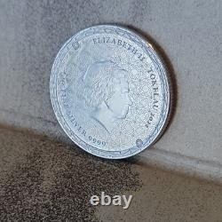 2022 Tokelau 1oz. 99 Silver Equilibrium Coin Queen Elizabeth II Cosmic Balance