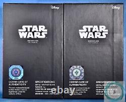 2023 $2 Niue 1oz Pure Silver Vader & Skywalker Proof Coins Two Coins