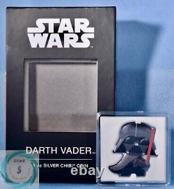 2023 $2 Niue 1oz Pure Silver Vader & Skywalker Proof Coins Two Coins