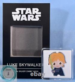 2023 $2 Niue 1oz Pure Silver Vader & Skywalker Proof Coins Two Coins