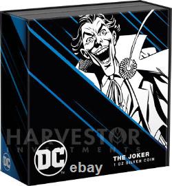 2023 DC COMICS THE JOKER 1 OZ. SILVER COIN NGC PF70 FIRST RELEASES WithOGP