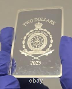 2023 DC Comics Raven 1 oz. 999 Silver Samoa $2 Low Serial #018/150