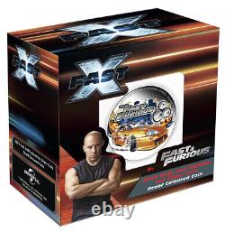 2023 Fast and Furious 1oz Silver Proof Coin Supra NGC 70 FR