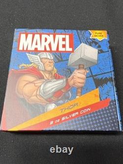 2023 Marvel Thor 3 oz. 999 Silver Coin Niue 1000 Mintage