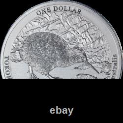 2023 New Zealand 1 Ounce Silver $1 Kiwi Specimen Coin OGP / CARD STOCK