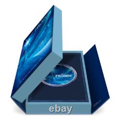 2023 New Zealand Mint Disney Frozen 10th Anni. 1 oz Colorized Proof Silver Coin