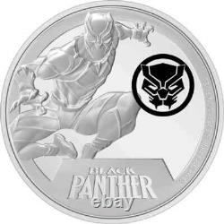 2023 New Zealand Mint Marvel Black Panther 3 oz Colorized Silver Coin