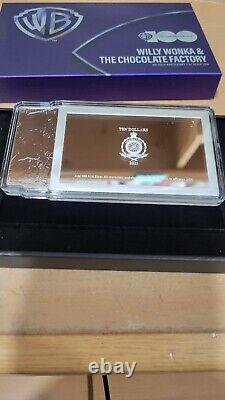 2023 New Zealand Mint WILLY WONKA and the CHOCOLATE FACTORY 5 oz Silver Bar