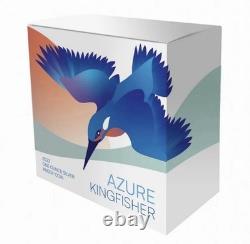 2023 Niue $1 Azure Kingfisher 1oz. 999 Silver Proof only 1000 Mintage
