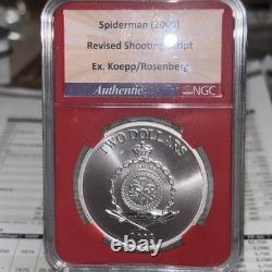 2023 Niue 1 oz Silver Spider-Man Bullion Plus Film series 2 NGCX MS9.9 W Script