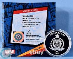 2023 Niue $2 1oz Silver Marvel Thor Proof Coin