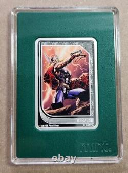 2023 Niue $2 Trading Card Coin Marvel Thor #38 Of Mintage 250 Silver