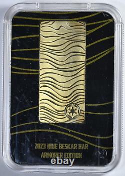 2023 Niue Beskar 1 Oz Silver Bar Armourer Edition