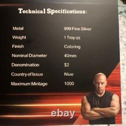 2023 Niue Fast and the Furious Camaro Ioz Silver Coin