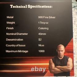 2023 Niue Fast and the Furious Camaro Ioz Silver Coin