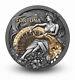 2023 Niue Fortuna 2oz Silver Gilded Antiqued Coin