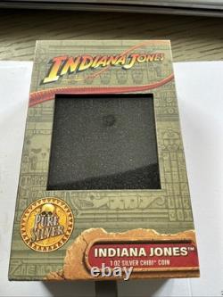 2023 Niue INDIANA JONES 1 Oz Chibi Coin. 999 Fine Silver #01072 Mintage 1,800