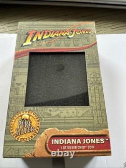 2023 Niue INDIANA JONES 1 Oz Chibi Coin. 999 Fine Silver #01072 Mintage 1,800