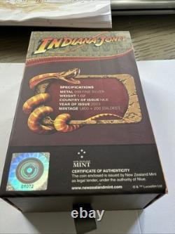 2023 Niue INDIANA JONES 1 Oz Chibi Coin. 999 Fine Silver #01072 Mintage 1,800