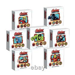 2023 Niue Marvel Avengers 60th Anniversary 1 oz 7-Coin Set NGC PR70 First Releas