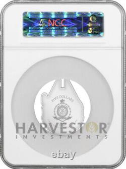 2023 Star Wars Millennium Falcon 2 Oz Silver Coin Ngc Pf70 First Releases