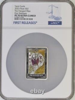 2023 Tarot Cards The Hanged Man 1 oz Silver Coin NGC PF70 First Releases