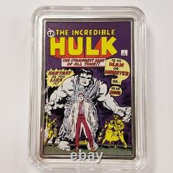 2024 $5 Niue 2 oz. 999 Silver Incredible Hulk Marvel New Zealand OMP Q5426