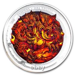 2024 New Zealand 1 oz Silver Colorized Dwelling Taniwha Cave