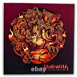 2024 New Zealand 1 oz Silver Colorized Dwelling Taniwha Cave