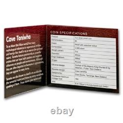 2024 New Zealand 1 oz Silver Colorized Dwelling Taniwha Cave