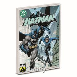 2024 New Zealand Mint DC Batman 85th Anni. #615 Comic 5 oz Colorized Silver Coin