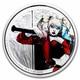 2024 New Zealand Mint Dc Villains Harley Quinn 1 Oz Colorized Proof Silver Coin
