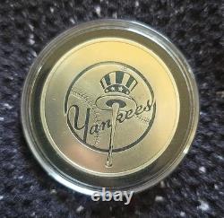 2024 New Zealand Mint MLB Yankees 1 Oz. 999 Fine Silver Round