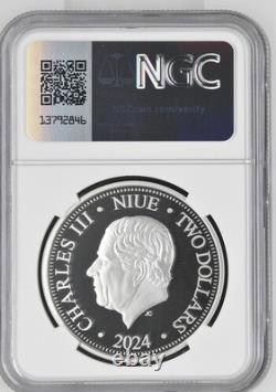 2024 Niue $2 THE LION KING Circle of Life 30th Anniversary NGC PF70 Pop 7