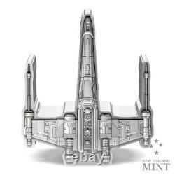 2024 Niue 3 oz Silver $10 Star Wars T-65 X-wing Shaped Coin