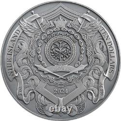 2024 Niue St. Michael The Patron of Kyiv 5 oz Silver Coin 500 Mintage