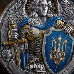 2024 Niue St. Michael The Patron of Kyiv 5 oz Silver Coin 500 Mintage