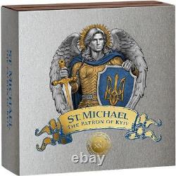 2024 Niue St. Michael The Patron of Kyiv 5 oz Silver Coin 500 Mintage