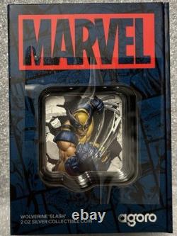 2025 Marvel Wolverine Slash 2 oz Silver Coin Agoro Niue Mintage 1000