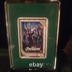2025 Marvel infinity trading coins Avengers 026/250 1oz silver