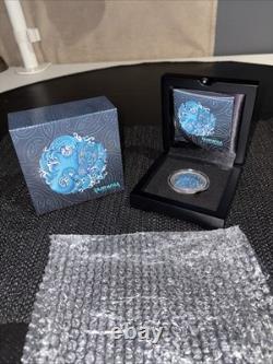 2025 New Zealand 2 oz Silver Colorized Dwelling Taniwha Water