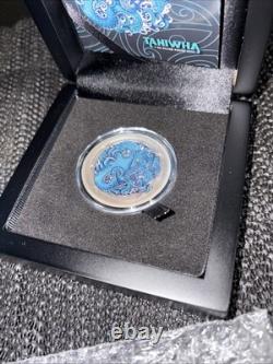 2025 New Zealand 2 oz Silver Colorized Dwelling Taniwha Water