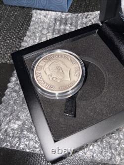 2025 New Zealand 2 oz Silver Colorized Dwelling Taniwha Water