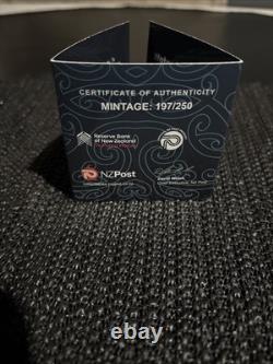 2025 New Zealand 2 oz Silver Colorized Dwelling Taniwha Water