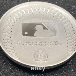 2025 New Zealand Mint MLB Yankees 1 Oz. 999 Fine Silver Round