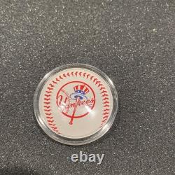 2025 New Zealand Mint MLB Yankees 1 Oz. 999 Fine Silver Round