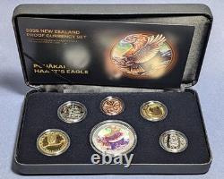 2025 New Zealand Proof 6 Coin Currency Set OGP COA STOCK