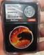 2025 Niue Extinction 1 Oz 999 Reverse Proof Ngc Pf Pr70 With Meteorite Specimen Ag